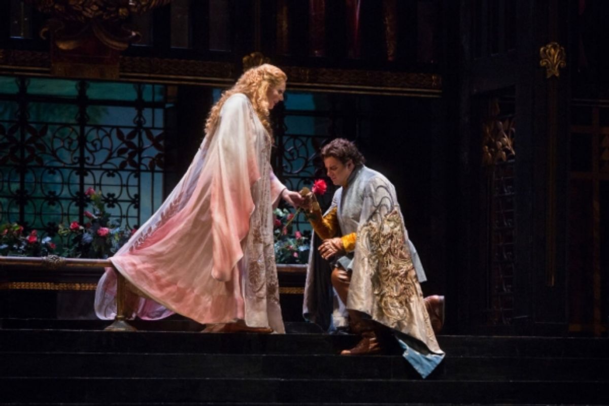 Eva-Maria Westbroek and Marcello Giordani  at 