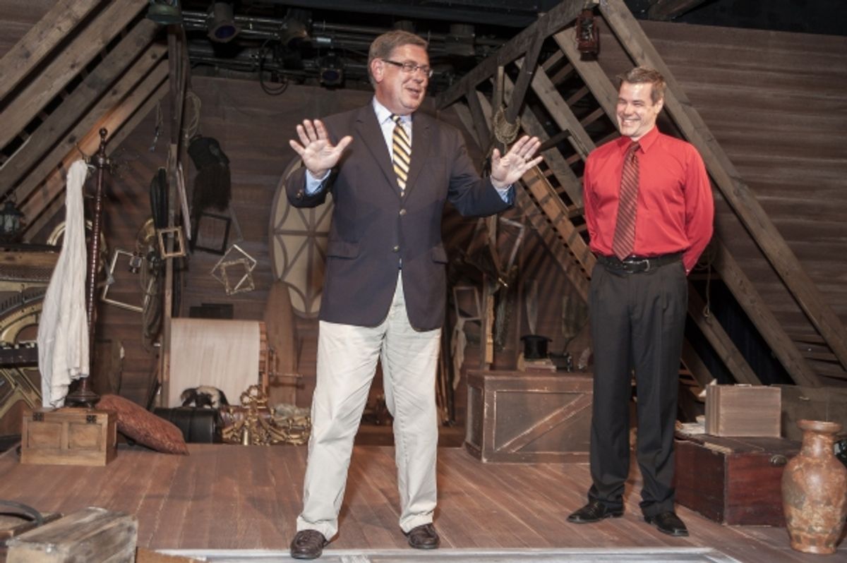 Senator Seward and Cortland Repertory Theatre''s Producing Artistic Director Kerby Thompson at 