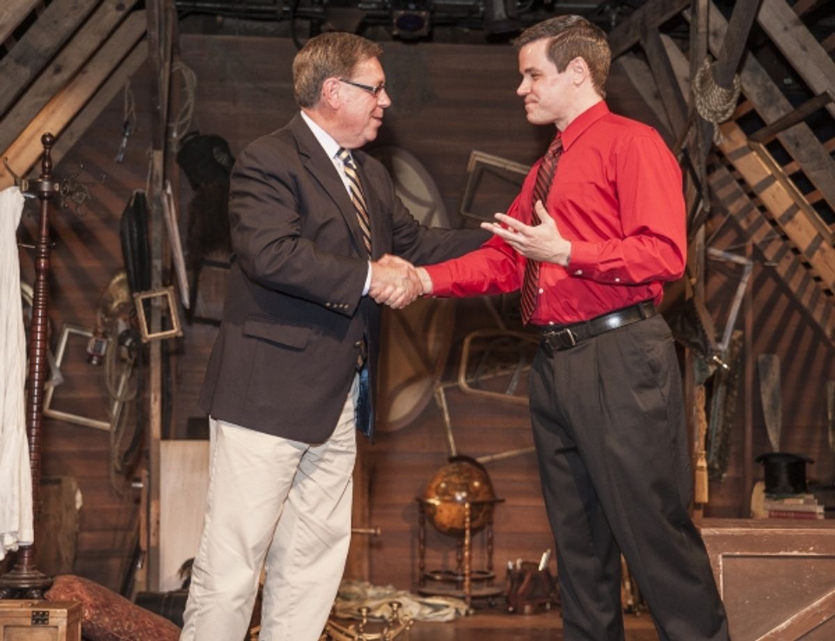 Senator Seward and Cortland Repertory Theatre''s Producing Artistic Director Kerby Thompson at 
