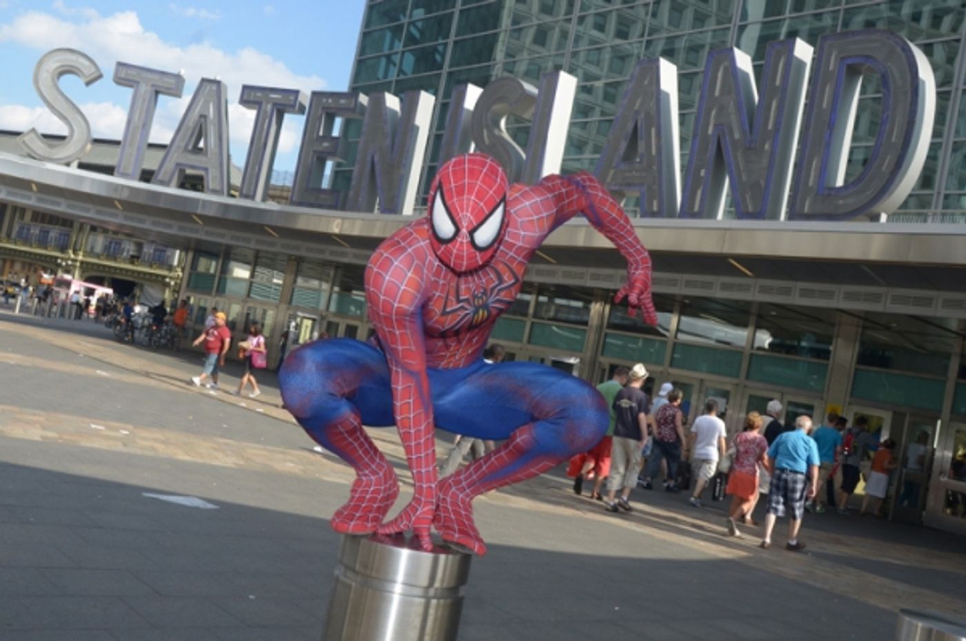 Photo Flash: SPIDER-MAN Travels to Staten Island for Yankees Game!  Image