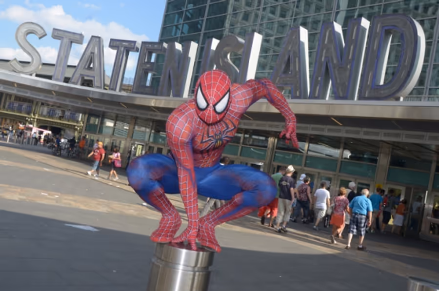 Photo Flash: SPIDER-MAN Travels to Staten Island for Yankees Game! Image