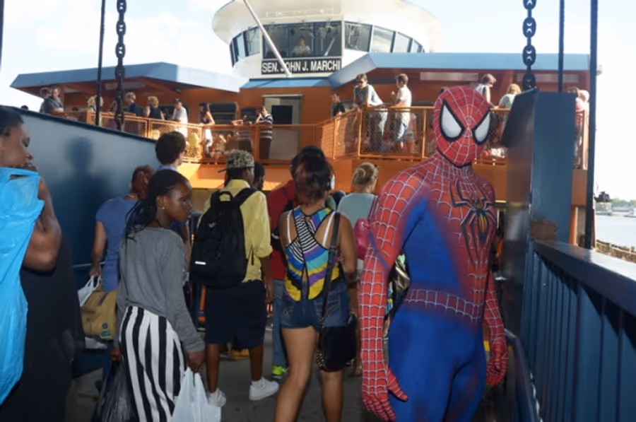 Photo Flash: SPIDER-MAN Travels to Staten Island for Yankees Game! Image
