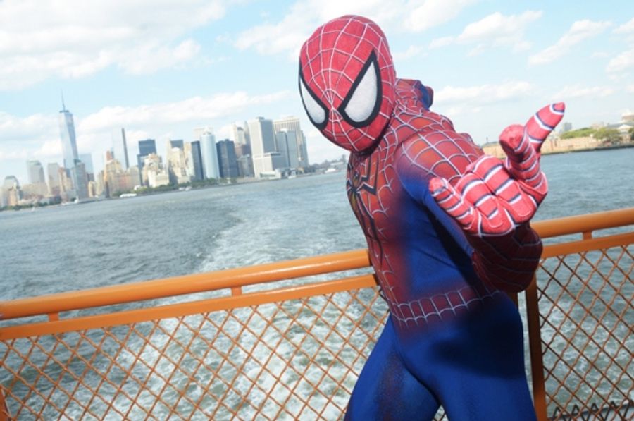 Photo Flash: SPIDER-MAN Travels to Staten Island for Yankees Game! Image