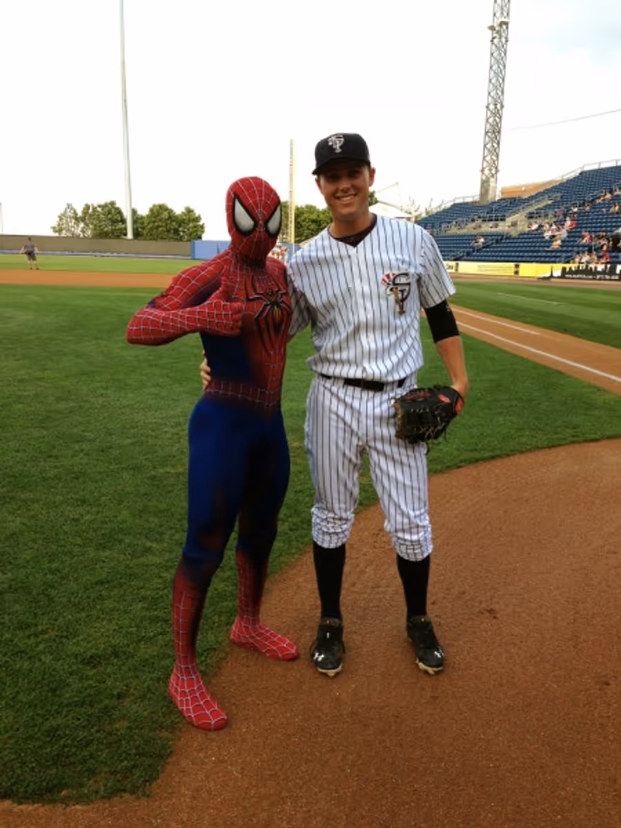 Photo Flash: SPIDER-MAN Travels to Staten Island for Yankees Game! Image