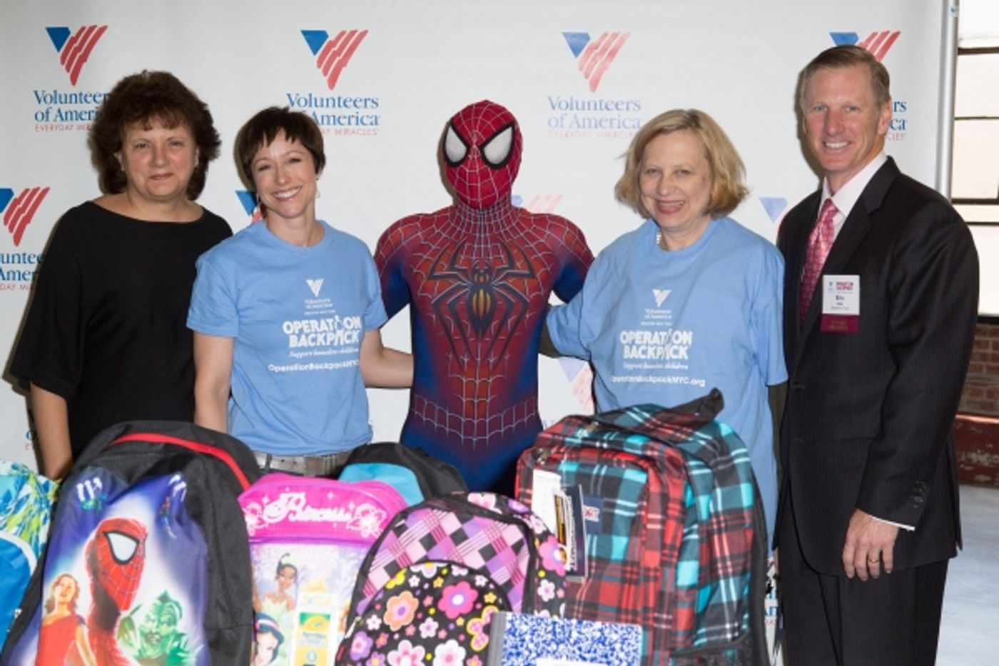 Photo Coverage: Paige Davis and SPIDER-MAN Team Up for Operation Backpack! Image