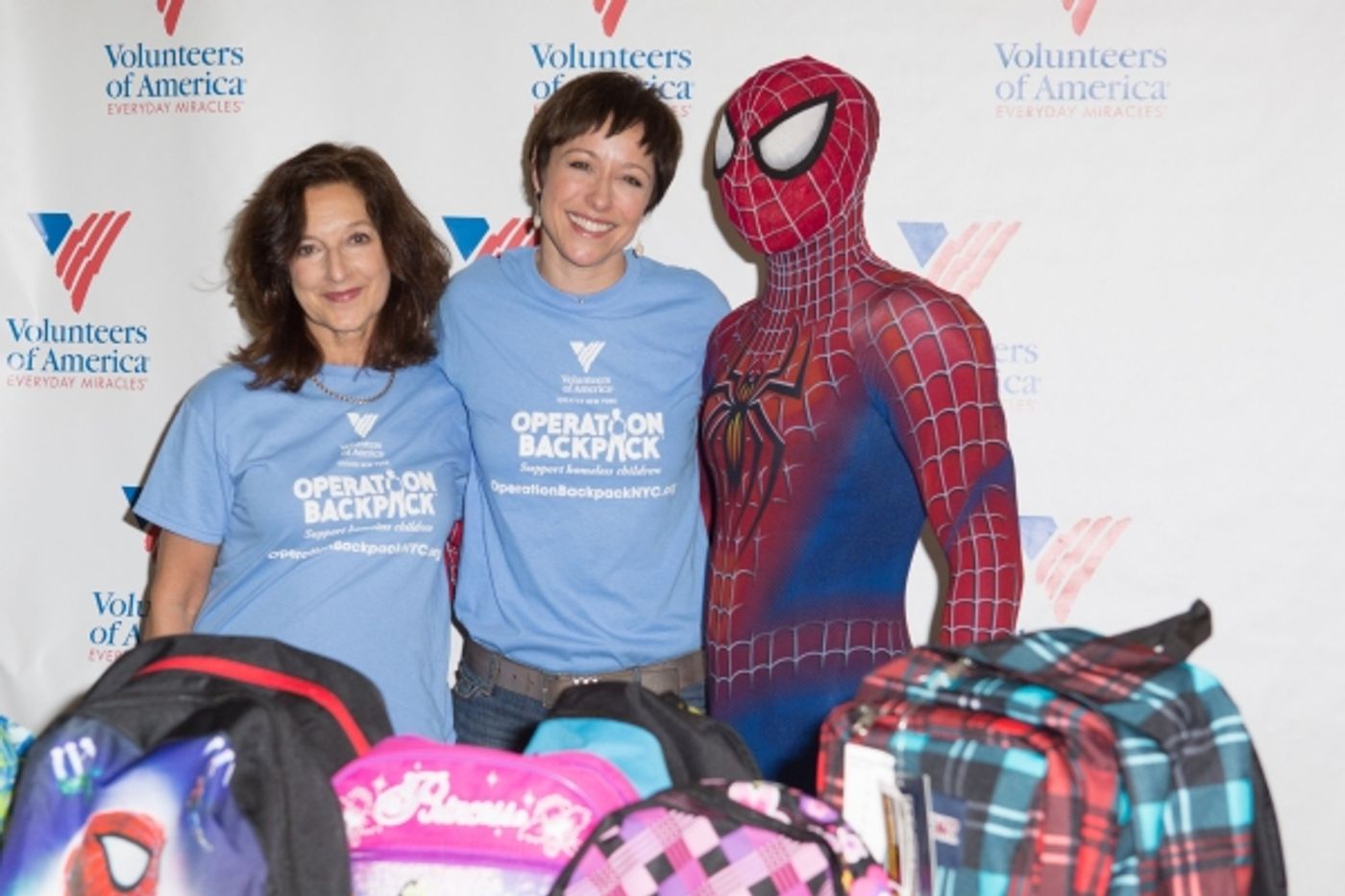 Photo Coverage: Paige Davis and SPIDER-MAN Team Up for Operation Backpack! Image