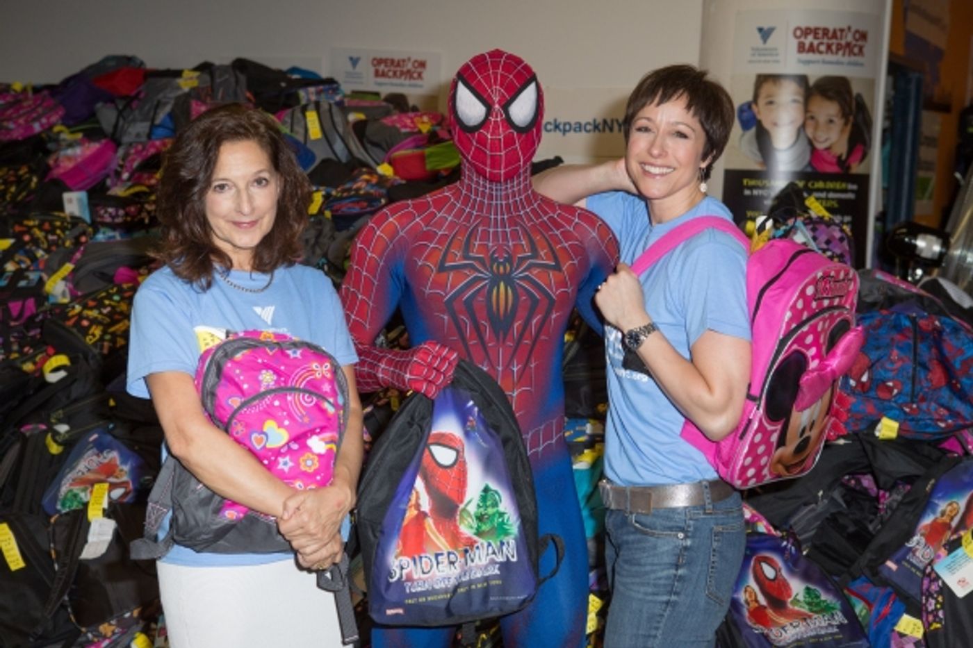 Photo Coverage: Paige Davis and SPIDER-MAN Team Up for Operation Backpack! Image