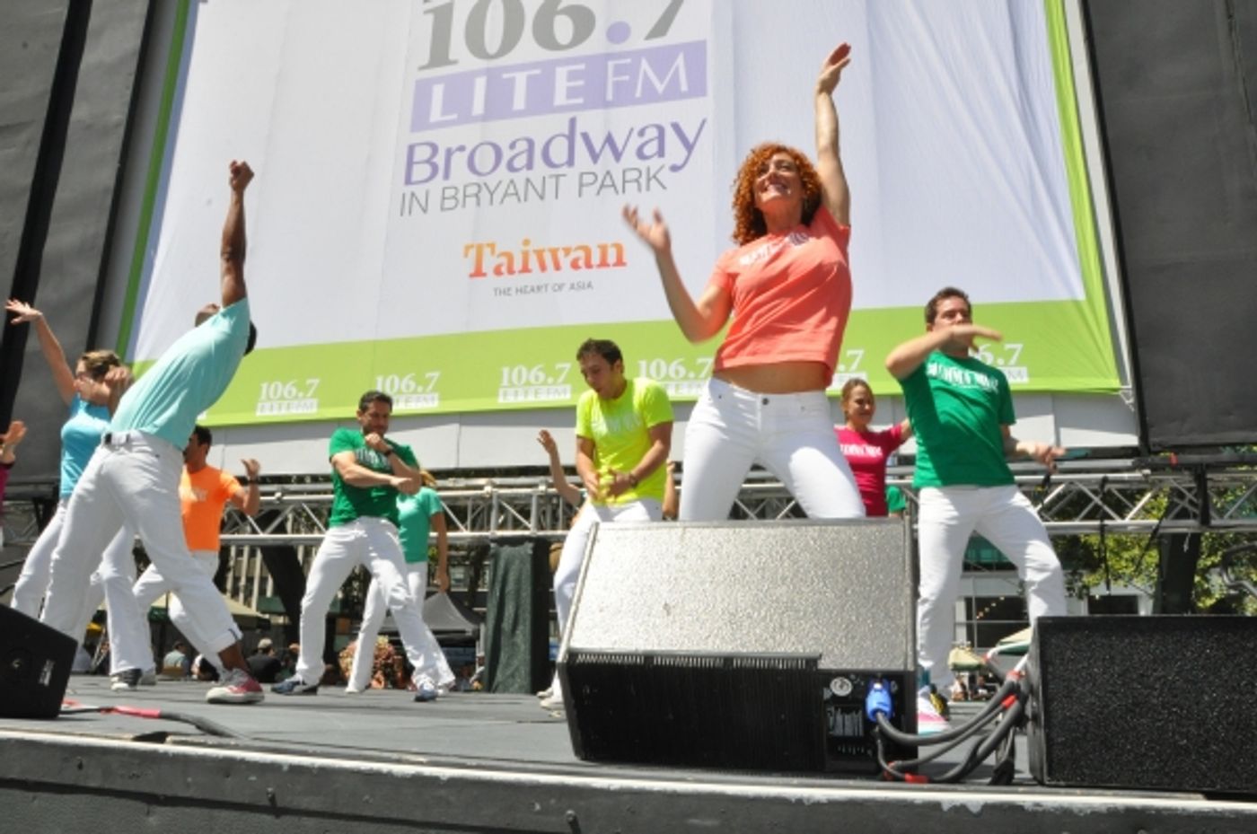 Photo Coverage: ONCE, MOTOWN, MAMMA MIA! & More Visit BROADWAY IN BRYANT PARK! Image