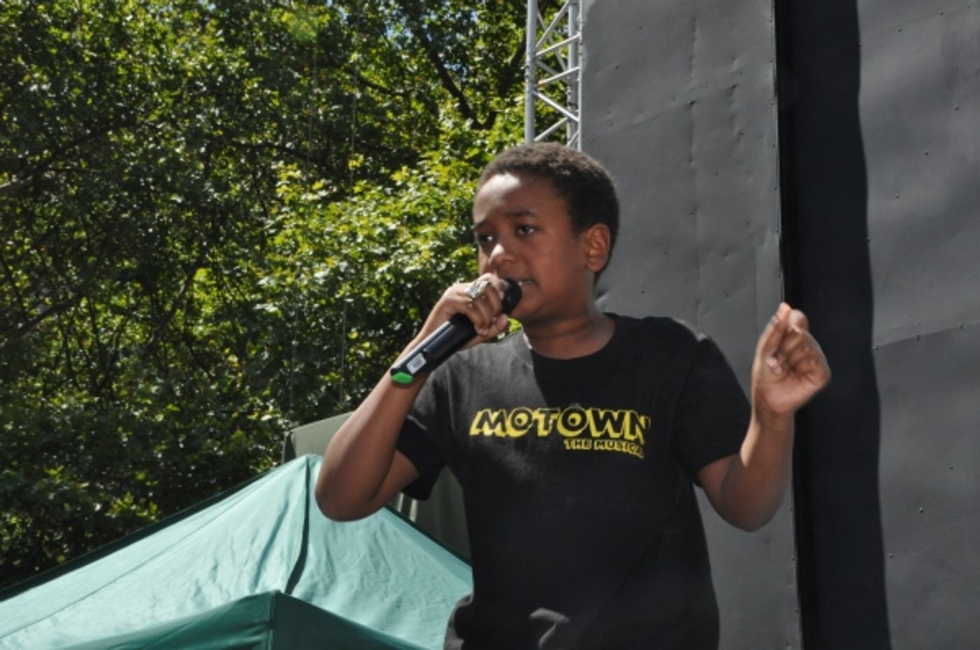 Photo Coverage: ONCE, MOTOWN, MAMMA MIA! & More Visit BROADWAY IN BRYANT PARK! Image