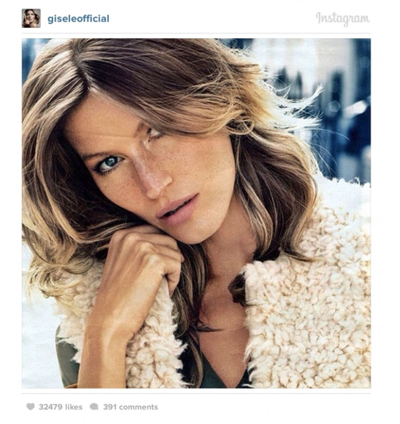 Photo Coverage: H&M Debuts Its New Ad Campaign Featuring Gisele Bundchen on Instagram Image