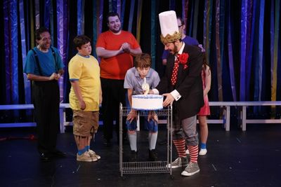 Timmy (Cormac Cullinane) blows out birthday candles as his father  King Edward the Se Photo