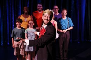 King Edward the Sensible (Jason Pintar) leads a chorus singing about the Kingdom of Arts @ BroadwayWorld King Edward the Sensible (Jason Pintar) leads a chorus singing about the Kingdom of A Photo