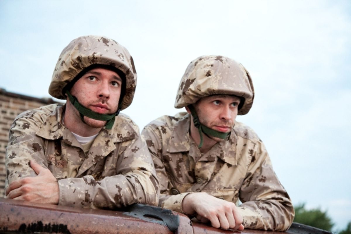 Dylan Stuckey (Chris Anders) and Billy Fenderson (Stephen Hughes) at 