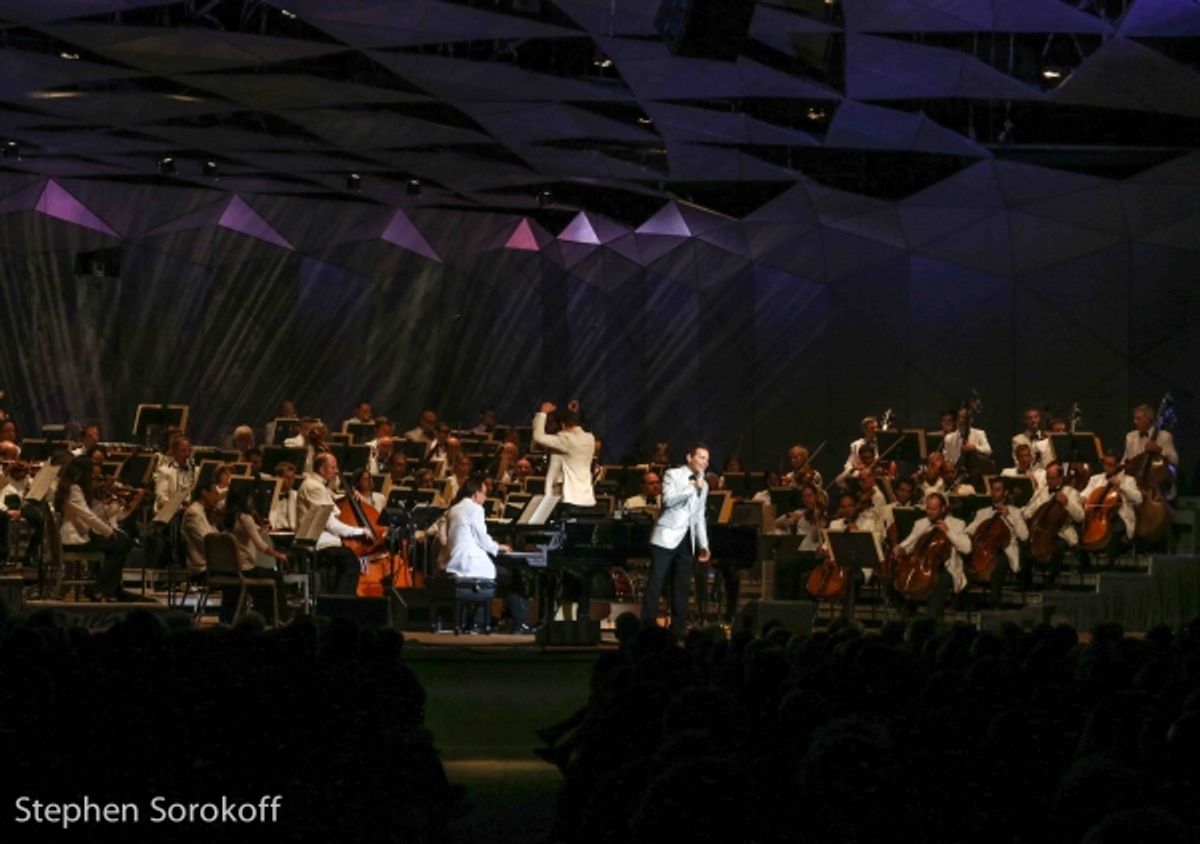 Michael Feinstein, Faith Prince, Cheyenne Jackson at 