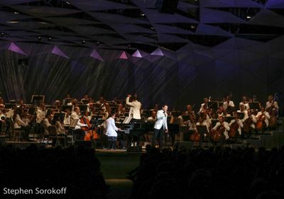 Michael Feinstein, Faith Prince, Cheyenne Jackson Photo