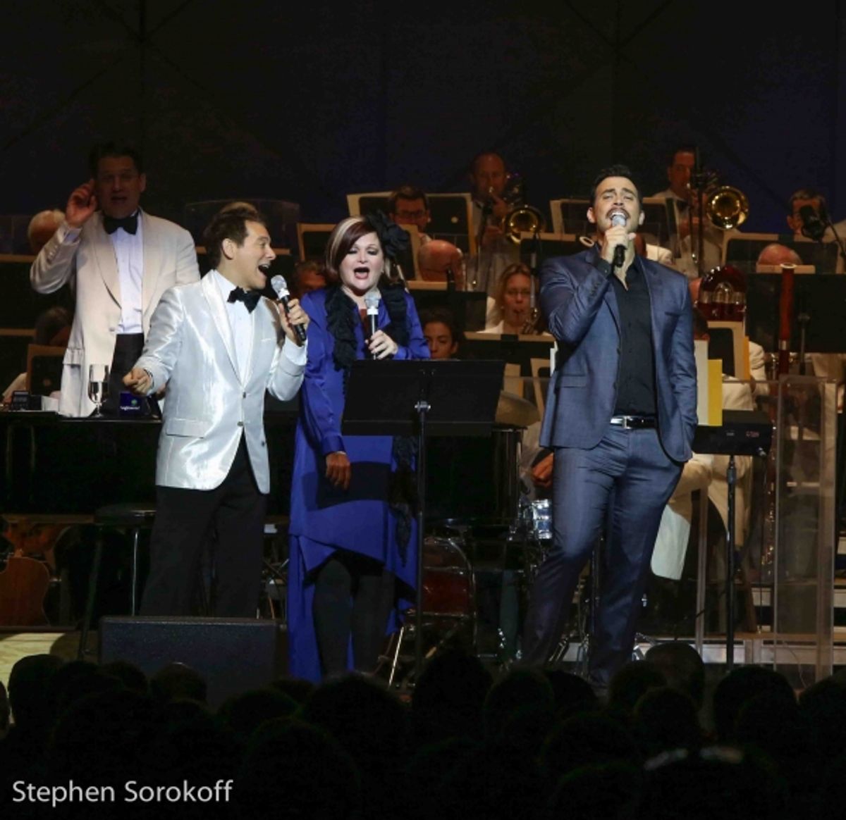 Michael Feinstein, Faith Prince, Cheyenne Jackson at 