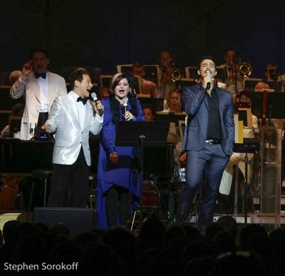 Michael Feinstein, Faith Prince, Cheyenne Jackson Photo