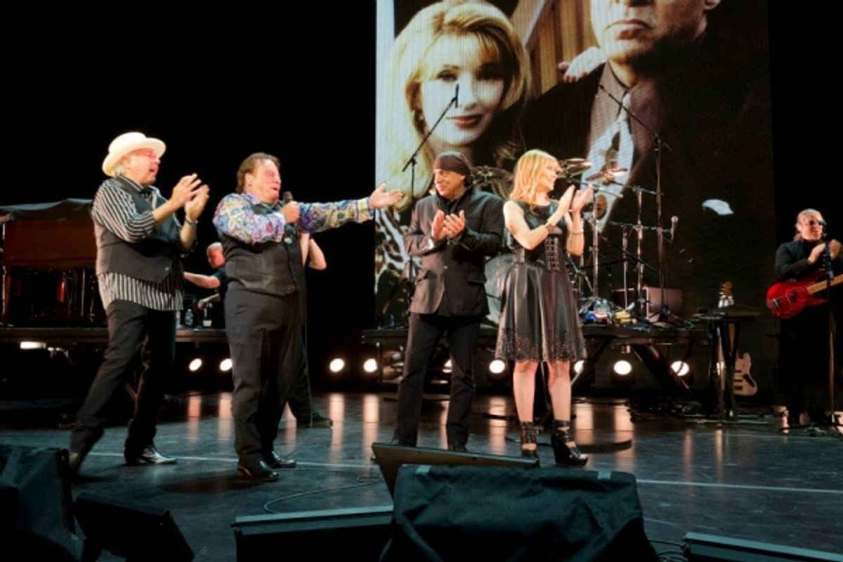 The Rascals are joined by Stevie and Maureen Van Zandt on stage at 