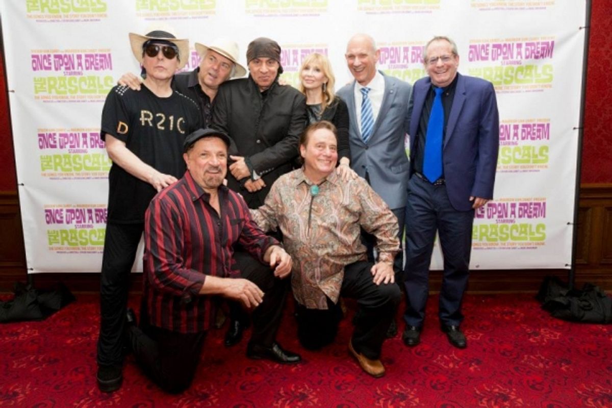 The Rascals with Stevie & Maureen Van Zandt, David Mirvish and Marc Brickman at 