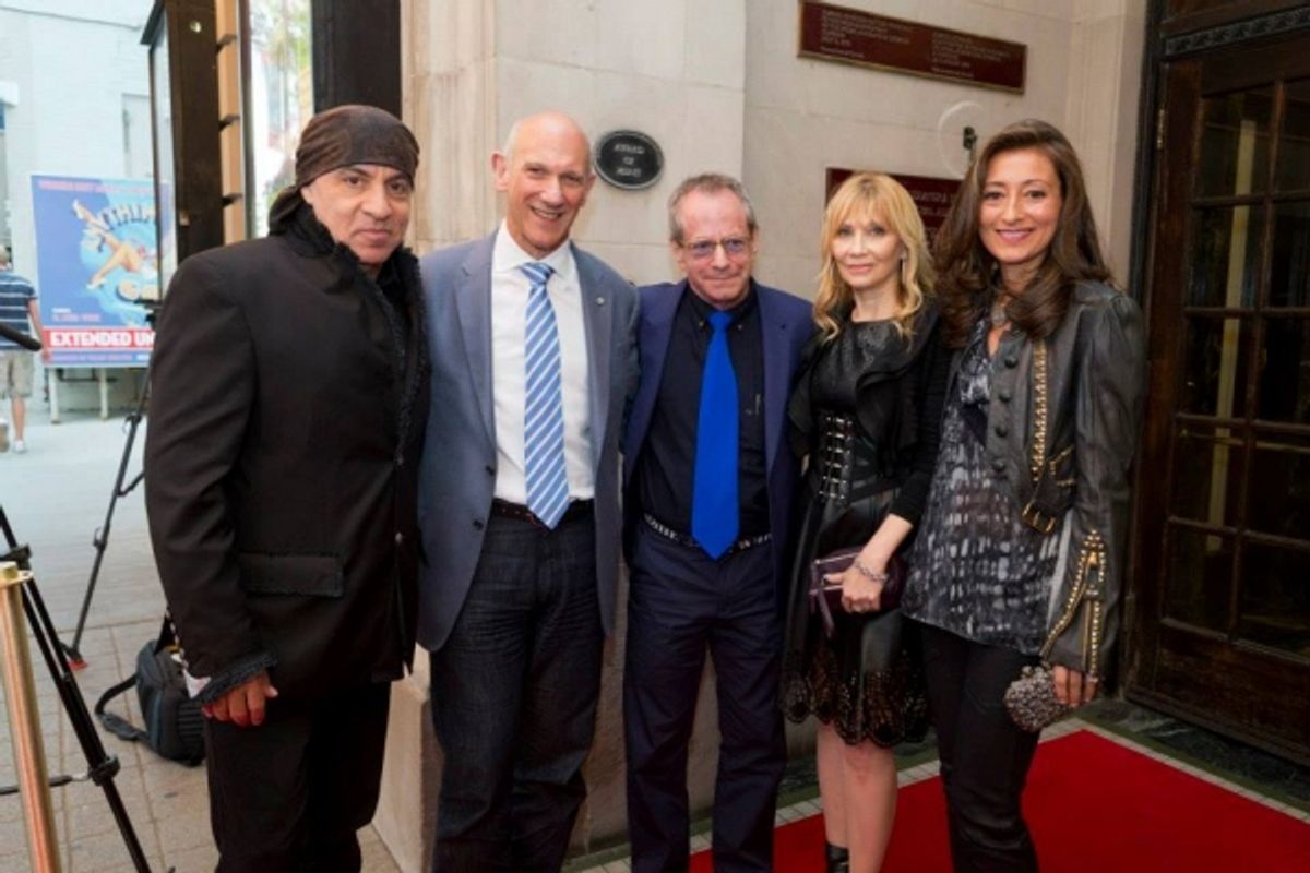 Stevie Van Zandt, David Mirvish, Marc Brickman, Maureen Van Zandt and Catherine Brickman at 