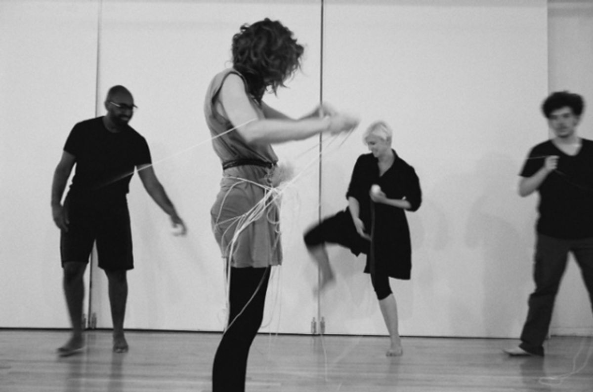 Jason Gray, Chelsea Leigh Barrett, Natalie Leonard, Darius James Copland at 