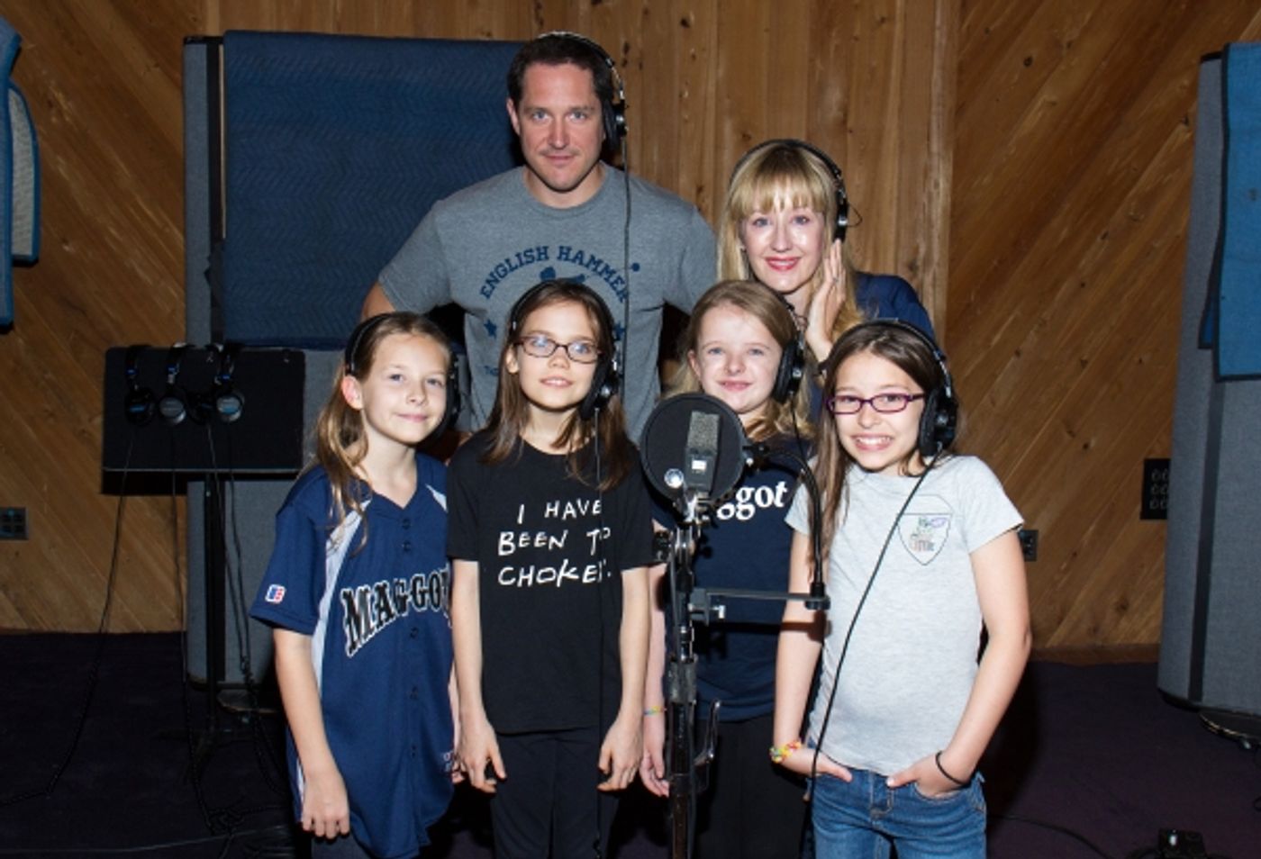 Photo Coverage: In the Recording Studio with the Cast of Broadway's MATILDA! Image