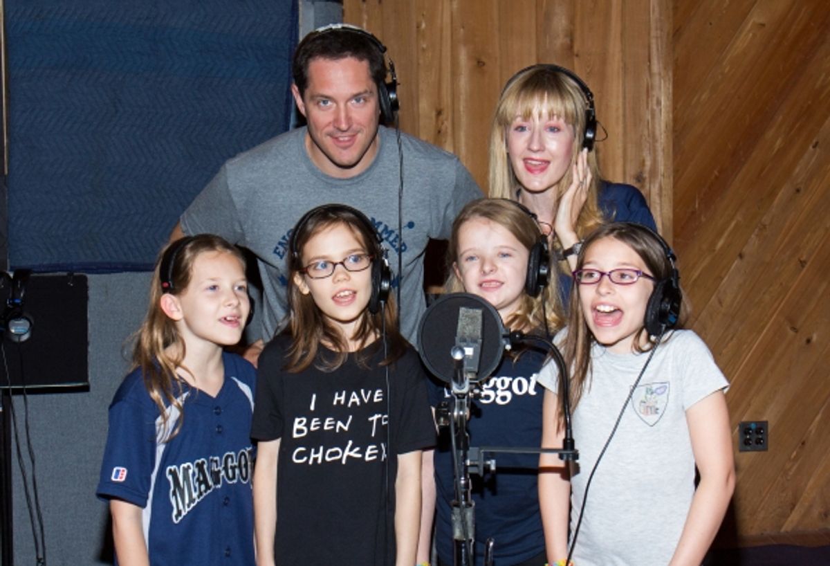 Bertie Carvel, Lauren Ward, Sophia Gennusa, Oona Laurence, Milly Shapiro, Bailey Ryon at 