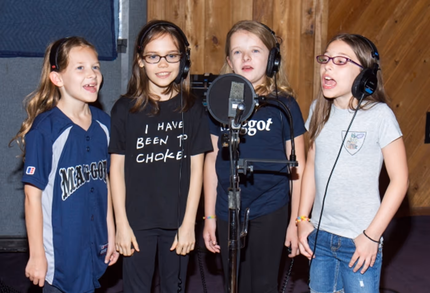Photo Coverage: In the Recording Studio with the Cast of Broadway's MATILDA! Image