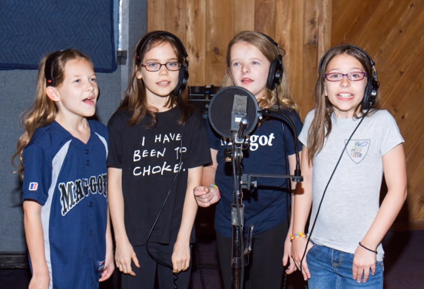 Photo Coverage: In the Recording Studio with the Cast of Broadway's MATILDA! Image