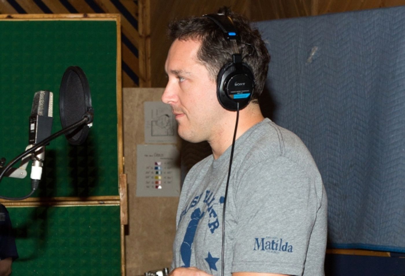 Photo Coverage: In the Recording Studio with the Cast of Broadway's MATILDA! Image