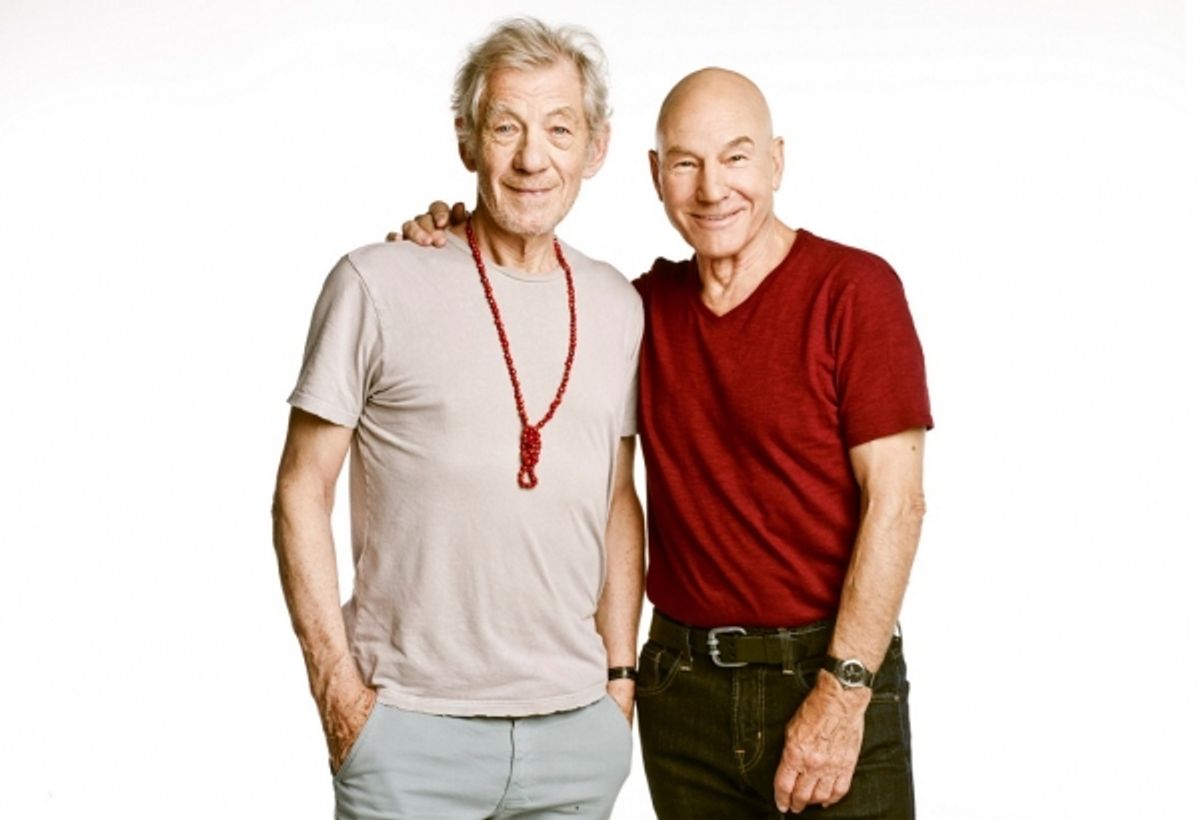Ian McKellen, Patrick Stewart at 