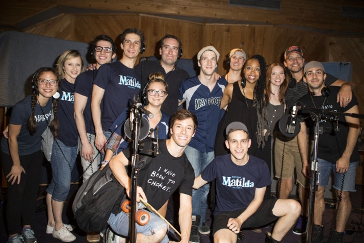 Photo Coverage: In the Recording Studio with the Cast of Broadway's MATILDA! Image