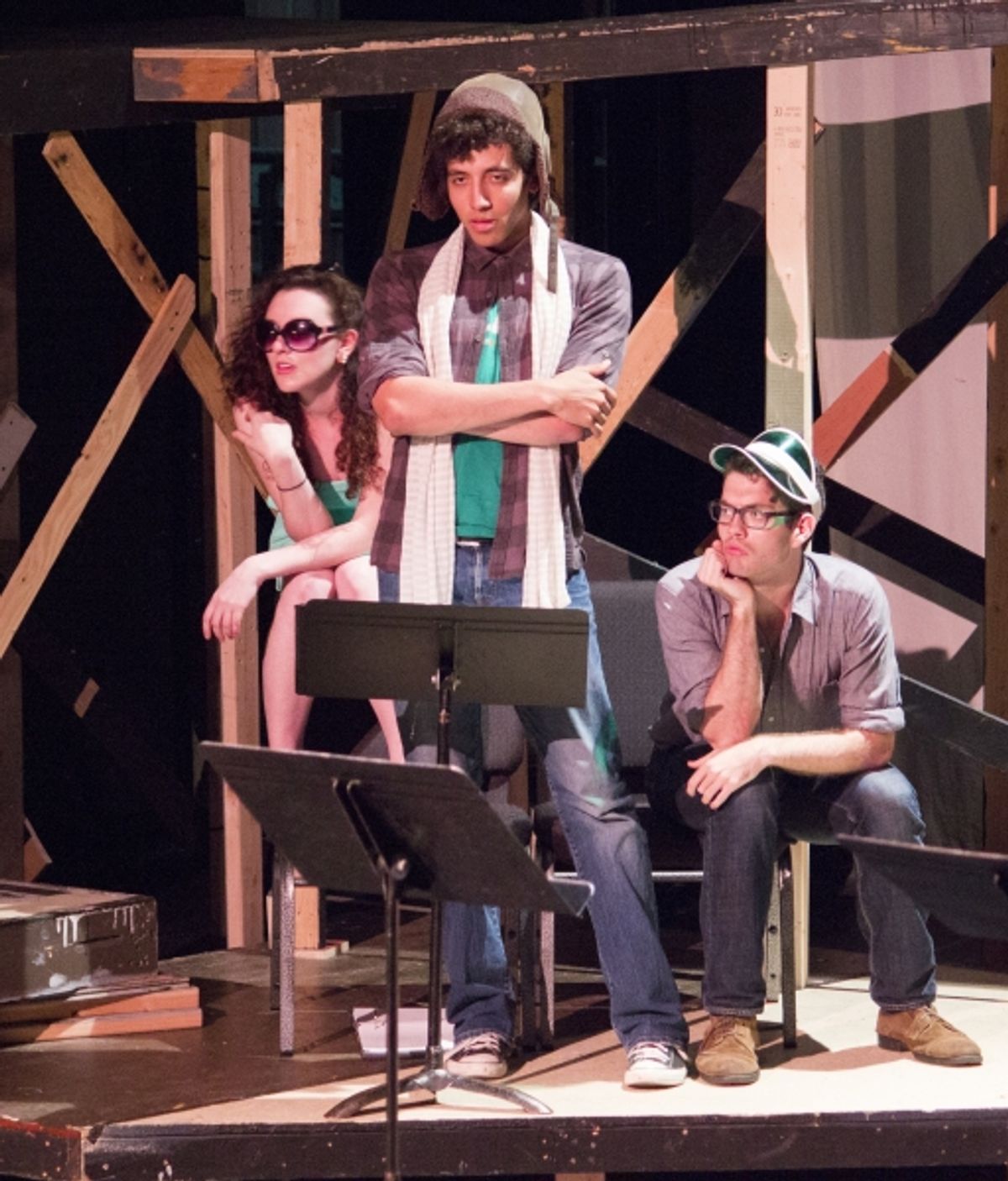 Emily Rogers, Heath Saunders and Eric Hagreen at 