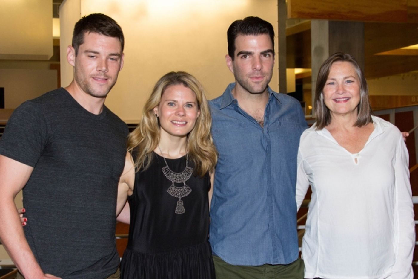 Photo Coverage: Cherry Jones, Zachary Quinto & THE GLASS MENAGERIE Cast Meet the Press! Image