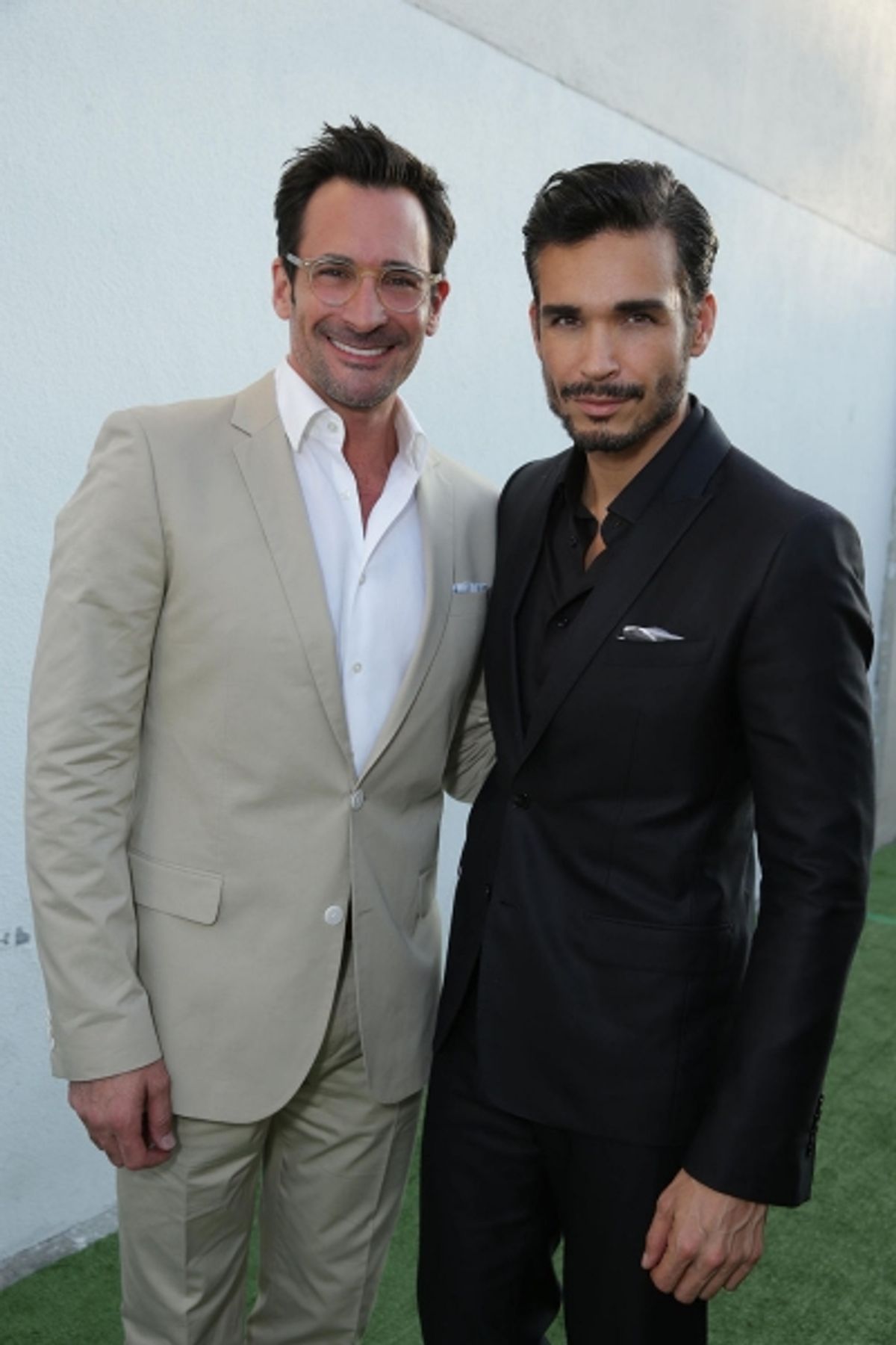 Style Expert Lawrenece Zarian (''Live with Kelly & Michael'' and ''Steve Harvey'') and international male model Tosh Yanez at Jane Lynch, Giada De Laurentiis Honored at 2013 Angel Awards