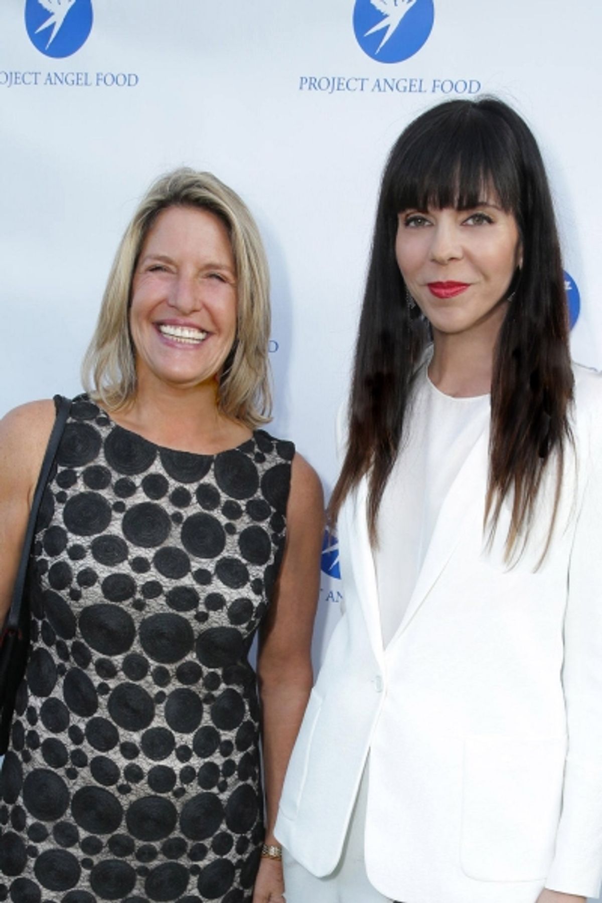 Project Angel Food CEO Laurie Lang and Fashion Designer Mila Hermanovski (''Project Runway All-Stars'') at 