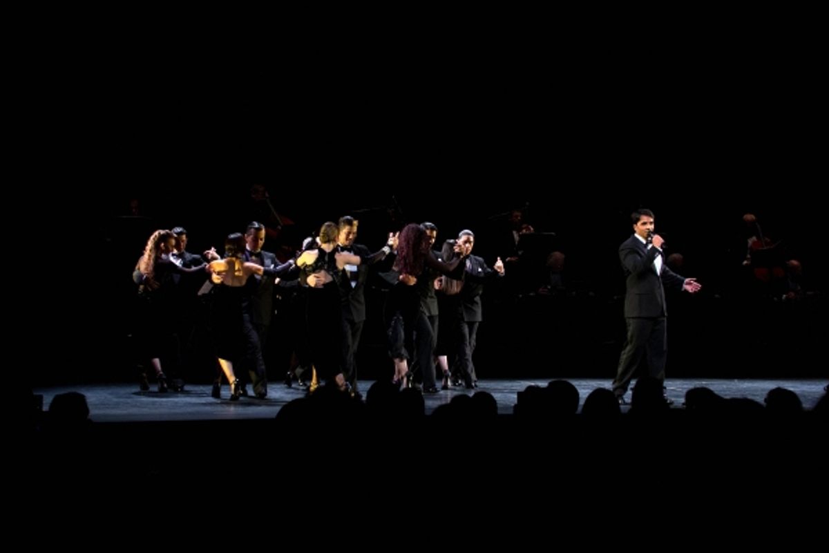 Luis Fonsi and the cast of FOREVER TANGO at 