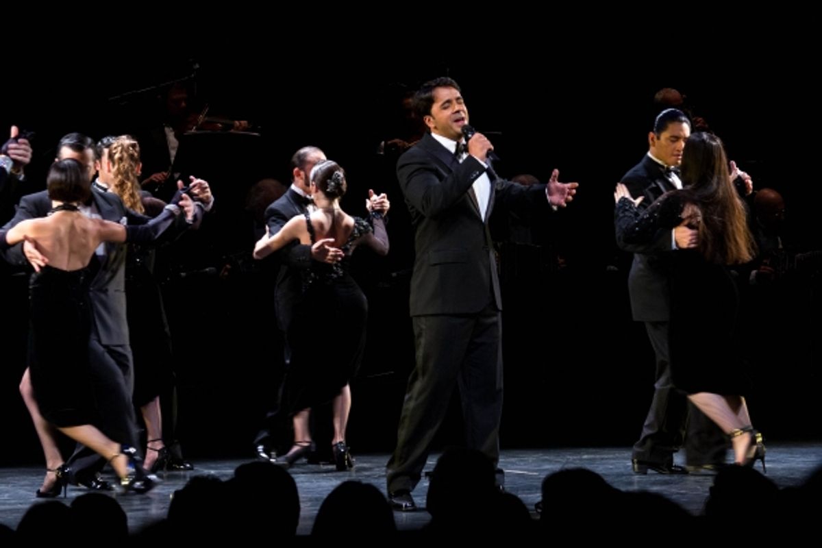 Luis Fonsi and the cast of FOREVER TANGO at 