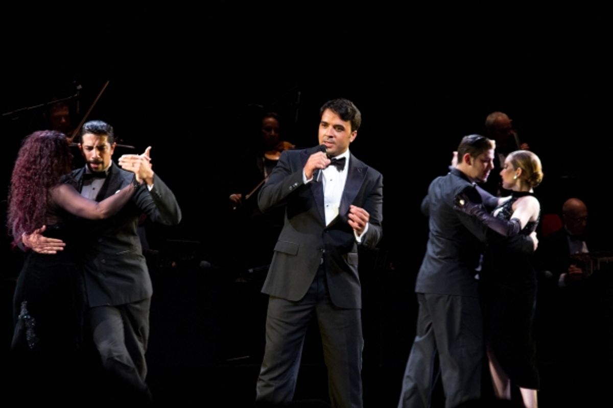 Luis Fonsi and the cast of FOREVER TANGO at 