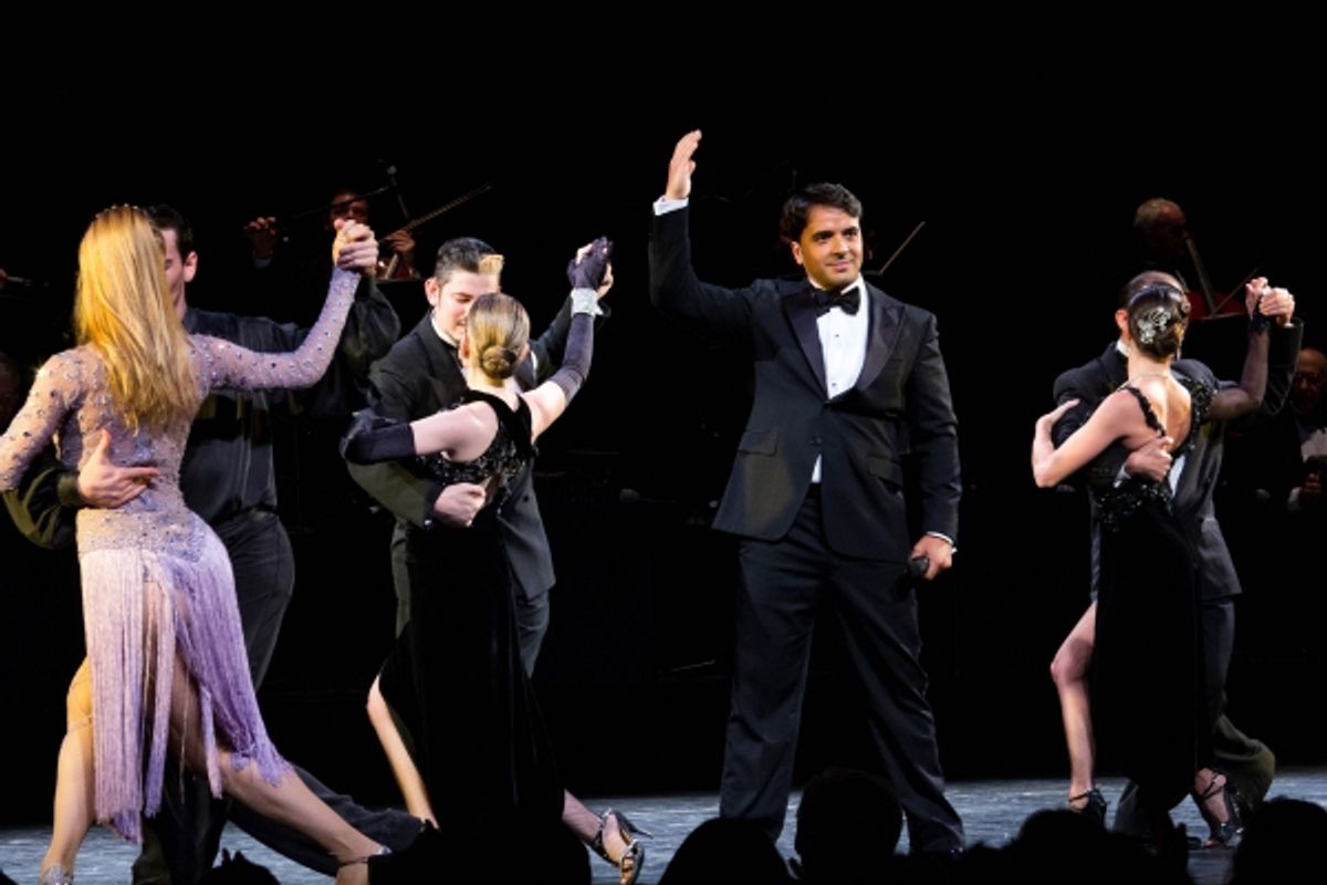 Luis Fonsi and the cast of FOREVER TANGO at 