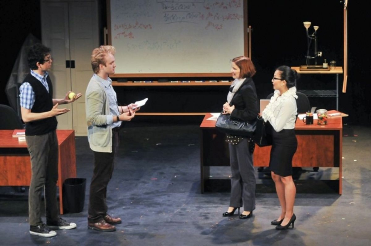 Geoffrey Arend, Dave Quay, Joy Farmer-Clary, and Kristin Villanueva at 