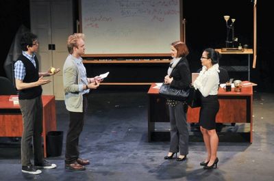 Geoffrey Arend, Dave Quay, Joy Farmer-Clary, and Kristin Villanueva Photo