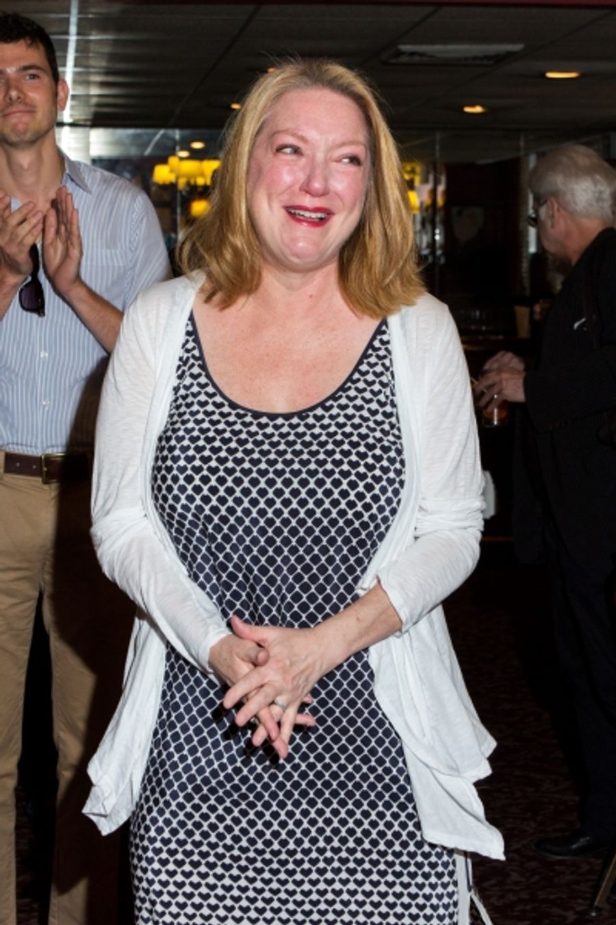 Photo Coverage: Kristine Nielsen Gets Surprise Portrait at Sardi's Image