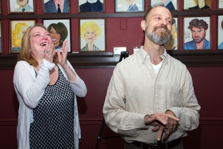 Photo Coverage: Kristine Nielsen Gets Surprise Portrait at Sardi's Image
