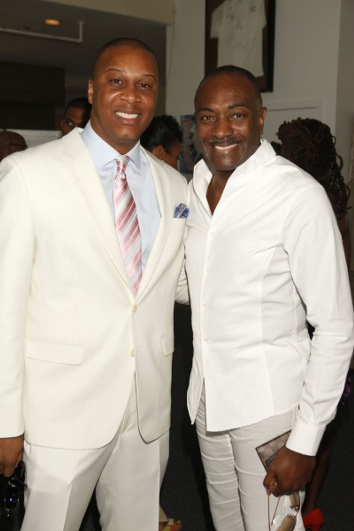 James Nixson, Young Patrons Chair and Reginald Van Lee at 