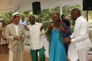 Khephra Burns, Ronald K. Brown, Artistic Director, Evidence, A Dance Company, Susan L. Taylor, and Reginald Van Lee, Evidence Chair Emeritus @ BroadwayWorld Khephra Burns, Ronald K. Brown, Artistic Director, Evidence, A Dance Company, Susan L Photo