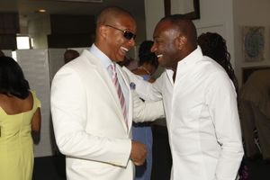 James Nixson, Young Patrons Chair and Reginald Van Lee, Evidence Chair Emeritus @ BroadwayWorld James Nixson, Young Patrons Chair and Reginald Van Lee, Evidence Chair Emeritus Photo