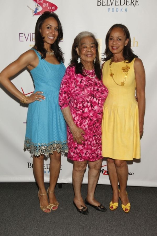 Brie Bythewood, guest, and Alicia Bythewood Photo