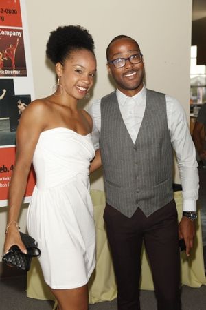 Curtis D. Young, Young Patrons Chair and guest @ BroadwayWorld Curtis D. Young, Young Patrons Chair and guest Photo