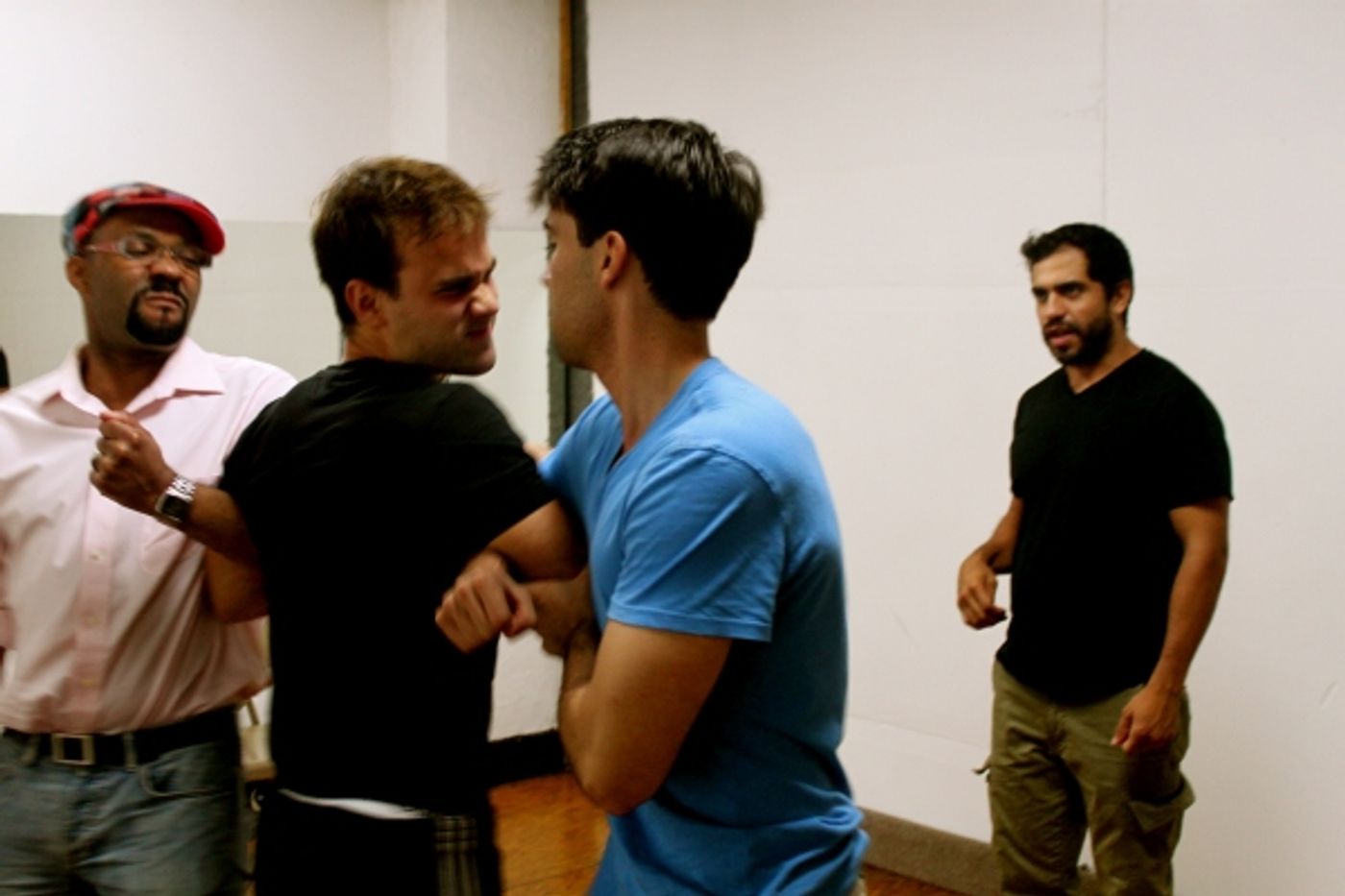 Photo Flash: In Rehearsal with the Cast of JULIAN & ROMERO at Theater for the New City, Begin. 9/3  Image